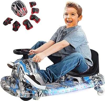 Cool baby go kart drift crazy kart trottinette électrique pour enfants 3 roues avec casque. DIAYTAR COTE D'IVOIRE  - Votre destination en ligne pour des affaires incroyables. Rendez-vous sur notre site et découvrez un choix sensationnel de produits discount, qu'il s'agisse de l'électroménager indispensable, de l'informatique à la pointe ou des dernières tendances en matière de mode.