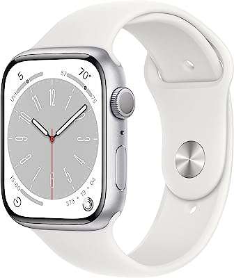 Apple watch series 8 (gps 45 mm) boîtier en aluminium argenté avec bracelet. Découvrez DIAYTAR COTE D'IVOIRE, votre source incontournable de bonnes affaires en ligne. Achetez intelligemment et économisez sur une vaste sélection de produits pour tous les besoins, de l'informatique à la décoration intérieure. Trouvez des articles de qualité à des prix imbattables !