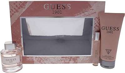 Guess 1981 coffret 3 pièces pour femme eau de toilette. Recherchez-vous des produits de qualité sans vous ruiner ? DIAYTAR COTE D'IVOIRE  est là pour vous ! Notre boutique en ligne propose une large gamme de produits discount, de la maison à l'électroménager en passant par l'informatique, la mode et les gadgets. Faites des économies avec nous !