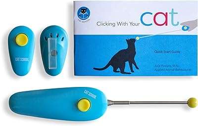 Kit de dressage pour chat cat skool outils clicker avec des leçons. DIAYTAR COTE D'IVOIRE  révolutionne le shopping en ligne avec sa vaste sélection de produits discount. Trouvez tout ce dont vous avez besoin pour votre maison, des équipements électroménagers aux gadgets high-tech, en passant par les dernières tendances de la mode. Avec DIAYTAR COTE D'IVOIRE, vous pourrez faire des économies tout en profitant de produits de qualité. N'attendez plus et découvrez les avantages de notre boutique en ligne généraliste.