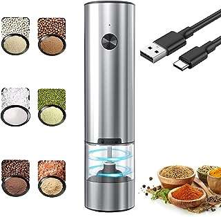 Moulin à poivre électrique zoobla moulin sel et rechargeable automatique avec broyeur en céramique. DIAYTAR COTE D'IVOIRE  est la boutique en ligne idéale pour les chasseurs de bonnes affaires. Explorez notre vaste choix de produits à prix discount, parmi lesquels l'électroménager, l'informatique, la mode et les gadgets, et économisez tout en vous faisant plaisir !
