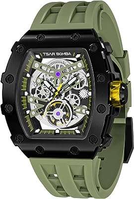 Montres pour hommes montre de luxe tsar bomba tonneau en silicone. Rencontrez les bonnes affaires chez DIAYTAR COTE D'IVOIRE  – votre destination en ligne pour des produits discount pour tous les aspects de votre vie. Découvrez notre sélection variée d'articles pour la maison, allant des appareils électroménagers indispensables aux éléments décoratifs élégants. Restez connecté avec notre gamme d'appareils informatiques à prix imbattables, et ravivez votre style avec des vêtements et accessoires tendance à petit prix. Faites des économies tout en obtenant la qualité que vous méritez !
