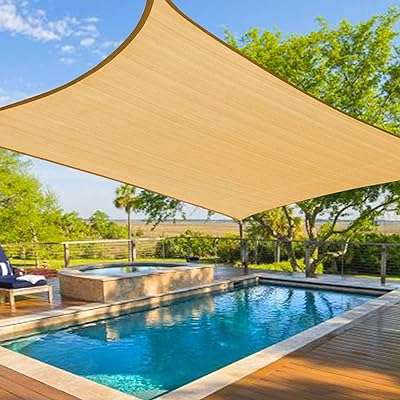 Voile d'ombrage 5x3m parasol carré résistant aux uv avec kit de fixation en acier. Découvrez DIAYTAR COTE D'IVOIRE, la boutique en ligne qui vous propose une large gamme de produits discount, de l'électroménager à la mode en passant par l'informatique. Bénéficiez de prix avantageux et d'une expérience de shopping en ligne pratique et économique.