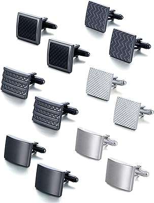 Ensemble de 6 paires de boutons de manchette cylindriques en zircone cubique coupe. DIAYTAR COTE D'IVOIRE  - la boutique en ligne par excellence pour des achats malins. Explorez notre gamme complète de produits discount, allant des indispensables pour la maison à la dernière technologie, sans oublier les dernières tendances mode. Économisez gros en achetant intelligemment avec nous.