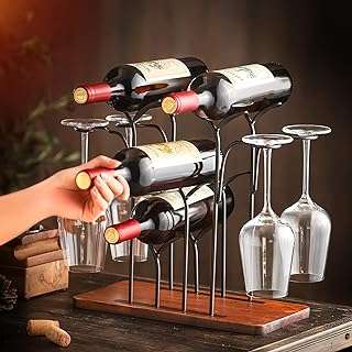 Casier à vin en bois casier de table présentoir de bouteilles pour armoire. Découvrez DIAYTAR COTE D'IVOIRE, où vous trouverez une sélection incomparable de produits discount. De la cuisine à la mode en passant par les gadgets high-tech, notre boutique en ligne vous offre la possibilité d'économiser tout en profitant de produits de qualité pour tous les aspects de votre vie.