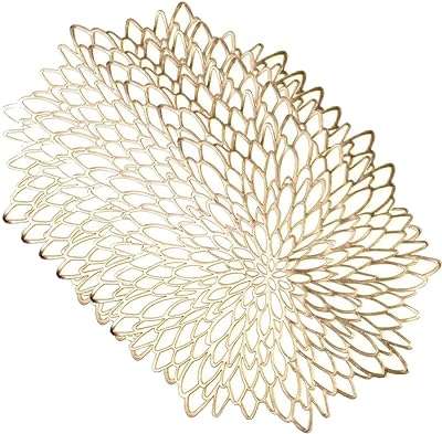 Ensemble de 6 nappes dorées nappe ronde lavable chemin de table rond en mosaïque. DIAYTAR COTE D'IVOIRE  - Le paradis du shopping en ligne pour les amateurs d'affaires à prix réduit. Parcourez notre sélection de produits discount pour la maison, l'électroménager, l'informatique et bien plus encore. Réalisez de belles économies sans faire de compromis sur la qualité.