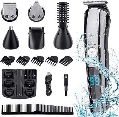 Tondeuse à cheveux professionnelle sans fil 11 en 1 pour hommes kit de tondeuse. DIAYTAR COTE D'IVOIRE  - votre partenaire pour un shopping discount en ligne réussi. Parcourez notre assortiment complet de produits discount, incluant tout ce dont vous avez besoin pour la maison, l'électroménager, l'informatique, la mode et les gadgets. Profitez de nos prix avantageux et faites des économies sur vos achats en ligne, sans compromis sur la qualité.