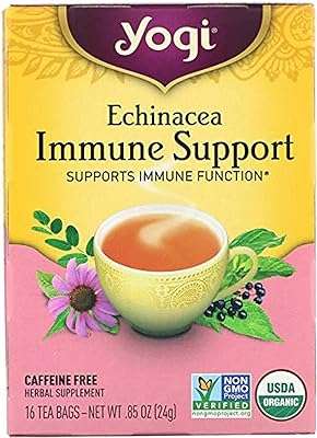Soutien immunitaire thé décaféiné à l'échinacée et au yogi tea 16 sachets de thé. Ne cherchez plus, DIAYTAR COTE D'IVOIRE  est la boutique en ligne qu'il vous faut pour trouver tout ce dont vous avez besoin à petit prix ! Du petit électroménager aux articles de mode tendance en passant par les dernières technologies, explorez notre vaste catalogue et réalisez de véritables bonnes affaires !