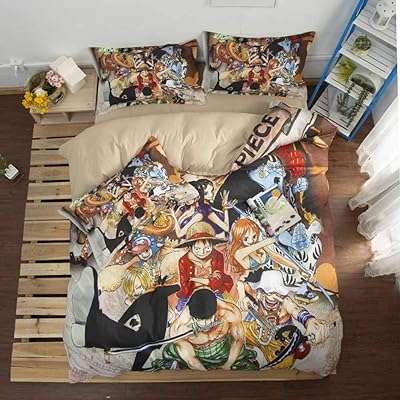 Parure de lit 4 pièces série dessin animé japonais wang luffy pour garçons et filles. DIAYTAR COTE D'IVOIRE, votre destination en ligne pour des achats malins à petits prix ! Parcourez notre vaste catalogue qui regorge de produits discount, des essentiels de la maison aux appareils électroménagers, en passant par les dernières tendances de la mode et les gadgets high-tech.