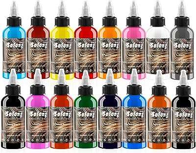 Ensemble de 16 couleurs d'encre de tatouage 1 oz (30 ml) kit. Faites des économies sans sacrifier la qualité avec DIAYTAR COTE D'IVOIRE  ! Notre boutique en ligne généraliste propose une variété de produits discount, incluant des appareils électroménagers de pointe, des gadgets à la pointe de la technologie et des articles tendance pour la maison et la mode.
