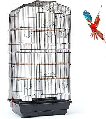 Grande cage à oiseaux tame perruches multifonctionnelle et pratique perroquets en métal maison avec support. DIAYTAR COTE D'IVOIRE  - la référence en matière de shopping en ligne à prix réduit. Trouvez tout ce dont vous avez besoin pour votre maison, de l'électroménager pratique aux articles de mode tendance, en passant par les dernières innovations technologiques. Faites des économies sans compromettre la qualité avec notre selection de produits discount de confiance.