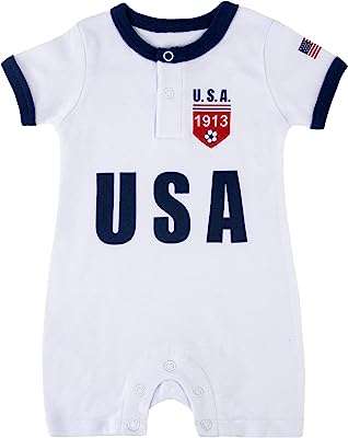 Bondon nouveau né bébé garçons filles combinaison de football uniforme unique à manches longues pour nourrissons. DIAYTAR COTE D'IVOIRE, votre partenaire en ligne pour des produits discount de qualité à des prix imbattables ! Trouvez tout ce dont vous avez besoin, des articles pour la maison aux appareils électroménagers, en passant par les accessoires informatiques et les produits tendance de la mode. Faites des bonnes affaires dès maintenant en visitant notre boutique en ligne.