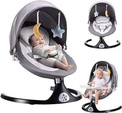 Balançoire pour bébé beauenty balançoire électrique portable bluetooth avec musique pour nouveau nés 3 réglages de minuterie. Choisissez DIAYTAR COTE D'IVOIRE  pour des produits discount de qualité supérieure livrés directement chez vous. Que vous recherchiez des appareils électroménagers fiables, des produits informatiques performants ou des articles mode à la pointe des tendances, nous avons tout ce dont vous avez besoin à des prix abordables.