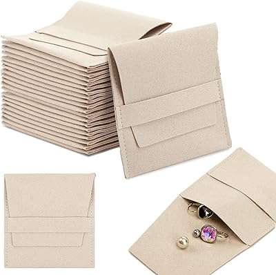 Pochette à bijoux en microfibre 20 pièces 8x8 cm petit sac cadeau de luxe. DIAYTAR COTE D'IVOIRE  - Le paradis des bonnes affaires en ligne ! Avec notre large éventail de produits discount, vous trouverez tout ce dont vous avez besoin à des prix incroyablement bas. Des articles pour la maison aux appareils électroménagers, des ordinateurs aux vêtements à la mode, des gadgets uniques aux accessoires indispensables, nous sommes votre guichet unique pour des économies inégalées !