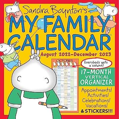 Calendrier mural familial de 17 mois 2022 2023 de sandra boynton is_best_seller. Économisez sur tous vos achats avec DIAYTAR COTE D'IVOIRE, la boutique en ligne où vous trouverez des produits discount de qualité supérieure. Explorez notre large gamme de produits, allant de la maison à l'électroménager, de l'informatique à la mode et aux gadgets, et faites des affaires incroyables. Profitez de nos offres promotionnelles exclusives et commandez dès maintenant pour une expérience d'achat en ligne à prix réduit.
