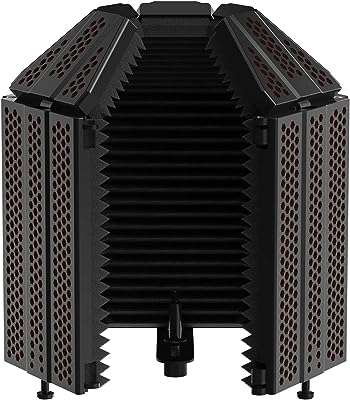 Bouclier d'isolation pour microphone d'enregistrement extoga avec filtre anti pop. Ne payez pas le prix fort, optez pour DIAYTAR COTE D'IVOIRE  et économisez sur tous vos achats ! Notre boutique en ligne vous propose une large gamme de produits discount pour équiper votre maison, des meubles élégants aux derniers gadgets électroniques. Bénéficiez de réductions imbattables sur les appareils informatiques de pointe et restez tendance avec nos vêtements et accessoires à petits prix. Profitez d'une expérience d'achat sans stress avec une livraison rapide et un service client exceptionnel !