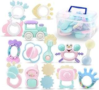 Jouet de dentition pour bébé hochet pour jouets de bébé de 0 à 12 mois et plus. Envie d'être à la pointe de la mode sans dépenser une fortune ? DIAYTAR COTE D'IVOIRE  vous propose une sélection de vêtements et accessoires tendance à prix cassés. Que vous cherchiez des tenues pour toute la famille ou des pièces uniques pour vous démarquer, notre boutique en ligne généraliste vous garantit des achats mode discount qui feront sensation.
