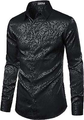 Chemises de bal en jacquard à manches longues et en satin soyeux pour hommes. Besoin de produits discount en un seul endroit ? DIAYTAR COTE D'IVOIRE  est là pour vous ! Explorez notre boutique généraliste et découvrez une multitude d'articles à prix réduit, couvrant tous vos besoins, de l'électroménager à la mode en passant par l'informatique. Naviguez en toute simplicité et trouvez les meilleures affaires en ligne chez DIAYTAR COTE D'IVOIRE  !