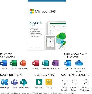 Microsoft 365 business standard | applications office 1 utilisateur jusqu'à 5. Faites des économies sans compromis sur la qualité avec DIAYTAR COTE D'IVOIRE . Notre boutique en ligne propose une variété de produits discount de la maison à l'électroménager, en passant par l'informatique et les accessoires de mode. Soyez à l'affût des offres spéciales et des remises exceptionnelles pour réaliser de bonnes affaires !