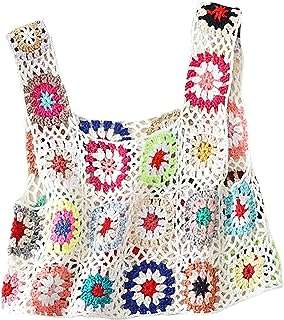 Hauts d'été tricotés sans manches pour femmes broderie florale colorée bretelles. Bienvenue chez DIAYTAR COTE D'IVOIRE, votre destination en ligne de confiance pour des produits discount variés allant des indispensables de la maison aux appareils électroménagers dernier cri, en passant par l'informatique, la mode et les gadgets tendance. Explorez notre vaste sélection d'articles à prix réduits et faites des économies sans sacrifier la qualité.