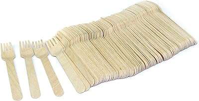 Fourchettes jetables en bois bamboodlers 100 % naturelles respectueuses de l'environnement biodégradables et compostables. Découvrez DIAYTAR COTE D'IVOIRE, la boutique en ligne qui vous propose une large gamme de produits discount, de l'électroménager à la mode en passant par l'informatique. Bénéficiez de prix avantageux et d'une expérience de shopping en ligne pratique et économique.