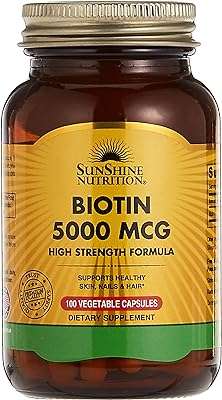 Sunshine nutrition biotine 5000mcg haute résistance 100 gélules. DIAYTAR COTE D'IVOIRE  - L'adresse incontournable des chasseurs de bonnes affaires en ligne. Découvrez notre large gamme de produits à prix discount, allant des gadgets innovants aux appareils électroménagers dernier cri. Faites des économies sans sacrifier vos envies !