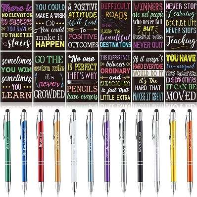 Sabary 24 pièces stylos inspirants bloc notes ensembles cadeaux carnets de poche. À la recherche de bons plans ? Ne cherchez plus, DIAYTAR COTE D'IVOIRE  est là pour vous ! Naviguez à travers notre boutique en ligne proposant une large sélection de produits discount, des articles pour la maison à l'électroménager, en passant par l'informatique, la mode et les gadgets branchés.