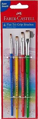Pinceaux plats en poils synthétiques faber castell tailles 1 2 4 6 lot de 4. À la recherche de bonnes affaires ? DIAYTAR COTE D'IVOIRE  vous offre une large gamme de produits discount pour la maison, l'électroménager, l'informatique, la mode et les gadgets. Profitez de prix imbattables sans sacrifier la qualité !