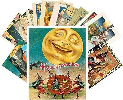 Cartes postales vintage 24 pièces penope la sorcière halloween de vœux. Trouvez tout ce dont vous avez besoin à des prix imbattables chez DIAYTAR COTE D'IVOIRE  - une boutique en ligne généraliste qui vous propose des produits discount pour la maison, l'électroménager, l'informatique et plus encore.