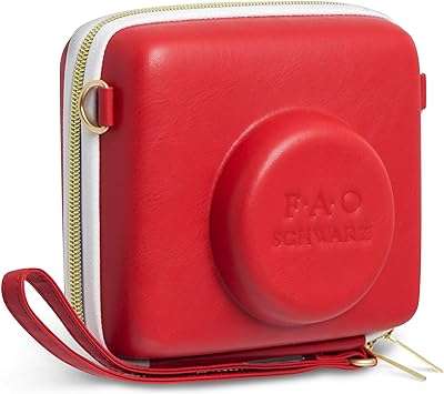 Étui pour appareil photo instantané en simili cuir rouge avec fermeture éclair sur mesure. DIAYTAR COTE D'IVOIRE, votre destination shopping en ligne pour tous vos besoins discount. Trouvez tout ce dont vous avez besoin dans une seule boutique, des articles pour la maison aux gadgets incontournables, et réalisez des économies tout en satisfaisant vos envies.