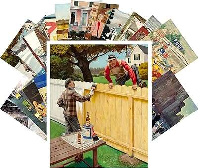 Cartes postales vintage 24 pièces american life par john philip walther. Découvrez DIAYTAR COTE D'IVOIRE  - votre guichet unique pour des achats discount en ligne. Que vous recherchiez des produits électroménagers, des gadgets high-tech ou des vêtements tendance, notre boutique généraliste propose une large gamme d'articles à prix réduits pour tous les budgets. Ne manquez pas les bonnes affaires chez DIAYTAR COTE D'IVOIRE  !