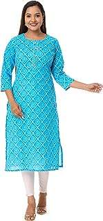 Chemisier long décontracté à imprimé leheria bleu indien pour femme. DIAYTAR COTE D'IVOIRE  - optimisez votre budget sans sacrifier la qualité ! Découvrez notre sélection discount allant des articles de mode aux équipements électroménagers, pour des économies garanties.