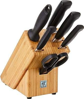 Ensemble de couteaux de cuisine quatre étoiles zwilling 7 pièces. Découvrez DIAYTAR COTE D'IVOIRE, votre source incontournable pour des produits discount de premier choix. Parcourez notre vaste sélection d'appareils électroniques, de gadgets dernier cri, d'articles ménagers indispensables et bien plus encore, le tout à des prix imbattables.