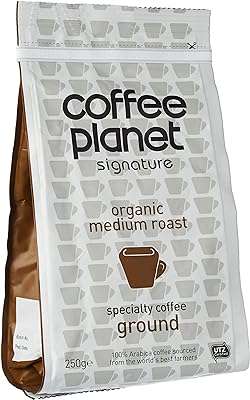 Café de torréfaction moyenne biologique coffee planet (250g). DIAYTAR COTE D'IVOIRE, la référence en matière de shopping discount en ligne. Découvrez notre vaste sélection de produits allant de la maison à l'informatique, en passant par l'électroménager et la mode. Avec des prix défiant toute concurrence, vous pourrez satisfaire toutes vos envies sans vous ruiner. Faites des économies tout en achetant des produits de qualité chez DIAYTAR COTE D'IVOIRE .