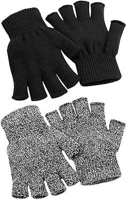 2 paires unisexe l sans doigts demi doigt chaud hiver gants chauds. DIAYTAR COTE D'IVOIRE, votre destination incontournable pour des produits discount de qualité. Que vous recherchiez des articles pour la maison, l'électroménager, l'informatique, la mode ou les gadgets, notre boutique en ligne saura répondre à tous vos besoins sans vous ruiner !