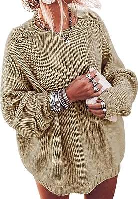 Pull tricoté surdimensionné à manches chauve souris et col montant pour femme. DIAYTAR COTE D'IVOIRE  est l'adresse incontournable pour tous ceux qui cherchent des produits discount en ligne. Parcourez notre site et trouvez des offres imbattables sur une grande variété de produits, des articles pour la maison aux produits high-tech en passant par les dernières tendances mode et les gadgets les plus recherchés.