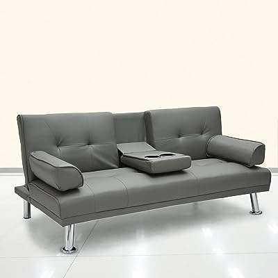 Canapé lit 3 places en cuir pu souple au design moderne fabriqué à partir du meilleur. DIAYTAR COTE D'IVOIRE  - La boutique en ligne qui vous offre des prix imbattables sur une large gamme de produits discount. Ajoutez du style à votre maison avec nos articles de décoration, simplifiez votre quotidien avec des électroménagers modernes, restez connecté avec nos gadgets technologiques et adoptez les dernières tendances de la mode sans vous ruiner. Faites de bonnes affaires à chaque achat chez nous !