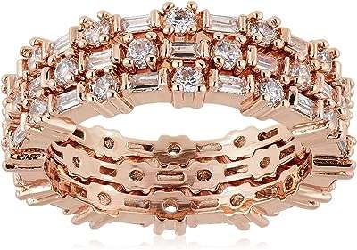 Bague aldo halabirrell avec zircons cubiques blancs pour femme or rose. DIAYTAR COTE D'IVOIRE  - La référence en ligne pour des achats malins ! Explorez notre catalogue varié incluant des produits discount pour la maison, l'électroménager, l'informatique et la mode. Optez pour la qualité à petit prix et ne manquez pas nos promotions exclusives.