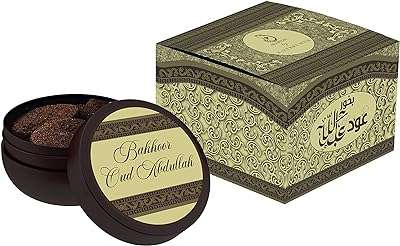Mon parfum oud abdullah d'arabiyat encens nature pour unisexe 100 g. DIAYTAR COTE D'IVOIRE  - votre guichet unique pour des achats discount en ligne. Parcourez notre catalogue diversifié et trouvez des produits de qualité à des prix incroyables. Avec notre large sélection allant de la maison à l'informatique en passant par l'électroménager, vous trouverez toujours ce dont vous avez besoin chez nous.
