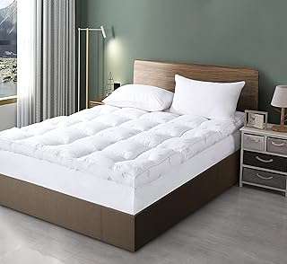 Surmatelas d'hôtel de luxe 4 pouces (10 cm) moelleux et ultra doux avec jupe. Vous recherchez des produits discount de qualité garantie ? Ne cherchez plus ! DIAYTAR COTE D'IVOIRE  propose une vaste sélection d'articles de maison, d'électronique, d'informatique, de mode et bien plus encore, le tout à des prix compétitifs pour satisfaire tous vos besoins.
