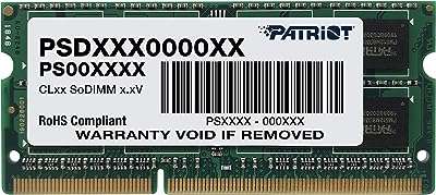 Patriot sodimm 135 v 4 go ddr3 1600mhz pc3 12800 cl11 psd34g1600l2s. Faites des économies intelligentes sur DIAYTAR COTE D'IVOIRE, votre boutique en ligne de confiance. Avec notre large sélection de produits discount, incluant la maison, l'électroménager, l'informatique et la mode, vous trouverez tout ce dont vous avez besoin à des prix défiant toute concurrence. Ne manquez pas nos offres promotionnelles et commandez en toute simplicité dès maintenant!