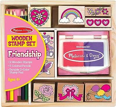Jeu de tampons d'amitié melissa & doug. DIAYTAR COTE D'IVOIRE  - la meilleure adresse en ligne pour des achats discount dans tous les domaines ! Découvrez notre vaste choix de produits, de la maison à l'électroménager en passant par l'informatique et la mode. Profitez des réductions incroyables sur des articles de qualité, vous permettant d'économiser sans compromis. Avec des options de livraison rapides et notre engagement envers votre satisfaction, bénéficiez d'une expérience d'achat en ligne sans tracas chez nous !