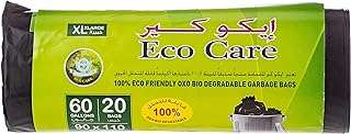 Rouleau de sacs poubelles noirs eco care 20 pièces 60. À la recherche de produits discount de qualité ? Faites confiance à DIAYTAR COTE D'IVOIRE  ! Notre plateforme en ligne regorge d'articles pour la maison, l'électroménager, l'informatique, la mode et les gadgets, tous proposés à des prix compétitifs. Explorez notre catalogue dès maintenant et bénéficiez de remises exceptionnelles sur une large gamme de produits.