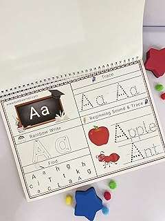 Un livre de pratique d'écriture de lettres de chiffres et d'alphabet anglais réinscriptible pour les 3. DIAYTAR COTE D'IVOIRE  - La solution idéale pour des achats discount en ligne. Explorez notre gamme complète de produits pour la maison, l'électroménager, l'informatique, la mode et les gadgets, et bénéficiez de tarifs compétitifs. Simplifiez votre expérience d'achat avec notre boutique en ligne conviviale et découvrez des offres imbattables.