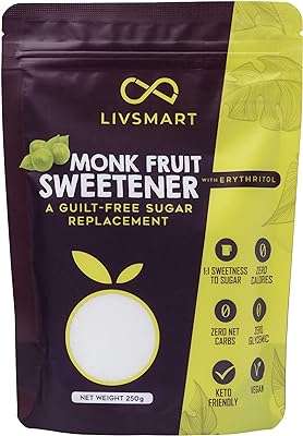 Édulcorant aux fruits livesmart monk (keto zero carb calorie). DIAYTAR COTE D'IVOIRE, votre allié pour des achats malins et économiques. Plongez dans notre boutique en ligne remplie de produits discount, allant de l'électroménager à l'informatique, en passant par la mode et les gadgets, et découvrez une manière révolutionnaire de faire des emplettes en ligne. Bénéficiez de tarifs imbattables sans compromis sur la qualité et assurez-vous de trouver de véritables trésors à des prix défiants toute concurrence.