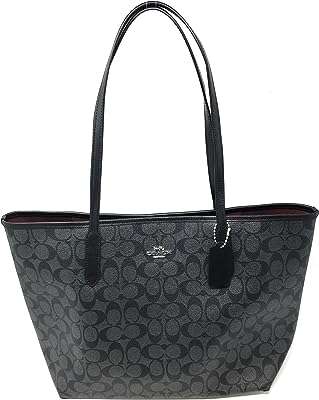 Sac fourre tout coach city pour femme gris noir taille unique. DIAYTAR COTE D'IVOIRE  - Votre source en ligne pour des produits discount de qualité. Explorez notre boutique en ligne et découvrez une large variété de produits, du petit électroménager aux gadgets les plus en vogue. Profitez de nos prix cassés et trouvez les meilleurs deals pour vos besoins quotidiens.