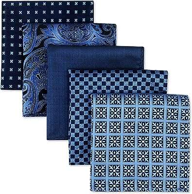 Ensemble de mouchoirs de poche 5 pièces shlax & wing pour hommes