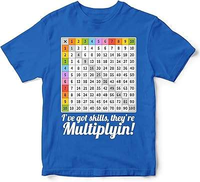 T shirt d'apprentissage de grille de tables de multiplication de mathématiques drôle cadeau professeur pour enfants. Bienvenue chez DIAYTAR COTE D'IVOIRE, la boutique en ligne discount pour toutes vos envies. Découvrez notre sélection exclusive de produits discount pour la maison, l'électroménager, l'informatique et la mode, et faites des économies tout en conservant la qualité. Ne manquez pas nos offres incroyables sur les derniers gadgets à la pointe de la technologie.