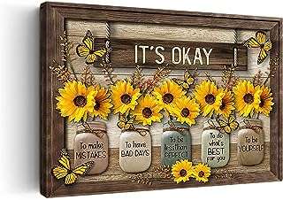 It's okay toile murale encadrée pour décoration de salle de bain rustique. Plongez dans l'univers de DIAYTAR COTE D'IVOIRE, votre boutique en ligne généraliste spécialisée dans les produits discount. Explorez notre large variété d'articles allant de la maison à l'électroménager, en passant par l'informatique, la mode et les gadgets, le tout à des prix défiant toute concurrence. Profitez de notre expertise en matière de bonnes affaires et réalisez des économies significatives.