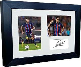 Cadre photo triple signature robert lewandowski barcelone 2022 23 12x8a4 affiche cadeau de football. DIAYTAR COTE D'IVOIRE, votre destination en ligne pour des produits discount de qualité. Avec notre large choix de produits allant de la maison à la technologie, en passant par la mode et les gadgets, vous êtes assuré de trouver tout ce dont vous avez besoin à des prix défiant toute concurrence.